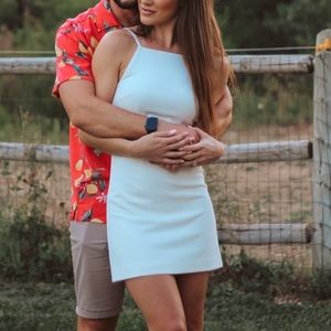 French Connection High Neck Mini Dress